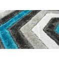 thumbnail image 3 of 4D Shaggy Rug Hand Carved Plush Thick Modern Contemporary Abstract For Living Room Bedroom 6485 (7'8"x10'8",Yellow), 3 of 3