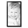 thumbnail image 2 of ArtToFrames 11" x 20" Satin Black Tall Picture Frame, 11x20 inch Black Wood Poster Frame (WOM-1852), 2 of 8