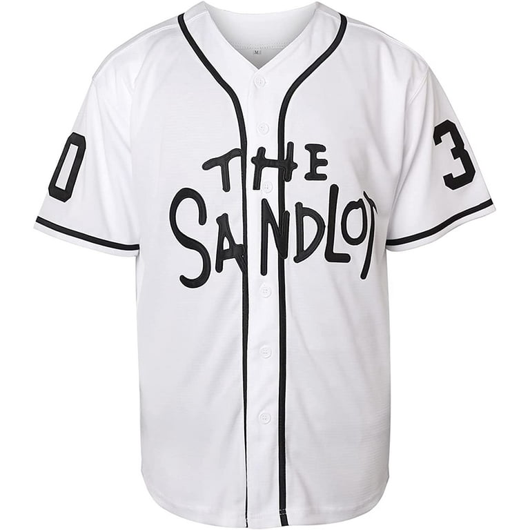 Benny The Jet Rodriguez #30 The Sandlot Movie Baseball Jersey S