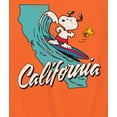 thumbnail image 3 of Peanuts - California Surfing Snoopy And Woodstock -Toddler And Youth Short Sleeve Graphic T-Shirt, 3 of 6