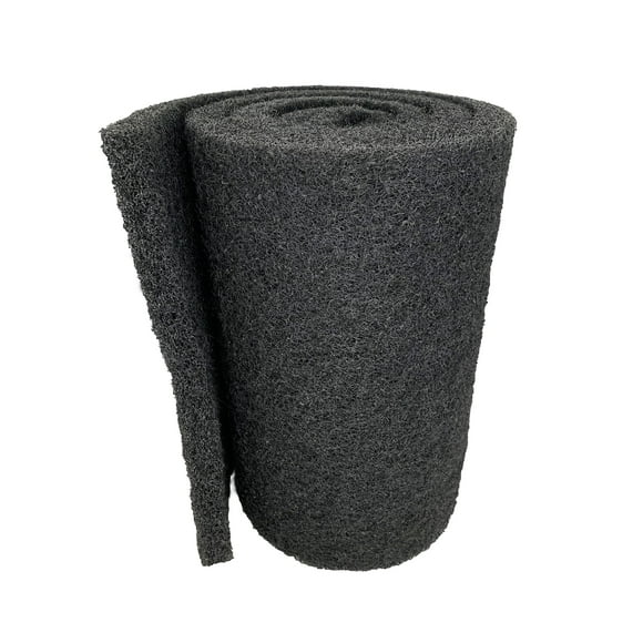 Aquatic Experts Classic Koi Pond Filter Pad COARSE – Black Bulk Roll Pond Filter Media, Rigid Ultra-Durable Latex Coated Fish Pond Filter Material US