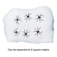 thumbnail image 3 of Mikilon Halloween Decoration Props Cobwebs Spider Haunted House Bar Scene Decoration Decoration Supplies Cobwebs for Yard White, 3 of 9