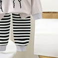 thumbnail image 4 of UAYOTSE Kids Toddler Pajamas Boys Girls Fleece Pajama Set Winter Warm Sleepwear Pjs Set Plush Tops+Pants Outfits Loungewear,Sizes 5-6 Years, 4 of 5
