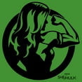thumbnail image 2 of Boy's She-Hulk: Attorney at Law Flex Icon Outline  Graphic Tee Kelly Green X Small, 2 of 4