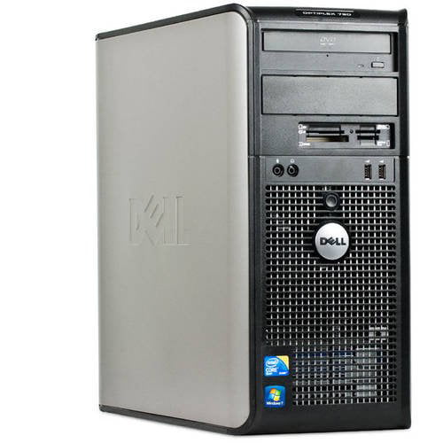 Restored Dell OptiPlex 780 Tower Desktop PC with Intel Core 2 Duo  Processor, 4GB Memory, 250GB Hard Drive and Windows 10 Pro (Monitor Not  Included) (Refurbished) 