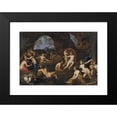 thumbnail image 2 of Johan Van Haensbergen 14x11 Black Modern Framed Museum Art Print Titled - Diana and Callisto (1657 - 1705), 2 of 5