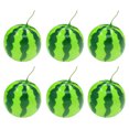 thumbnail image 6 of Taosunzt 6 Pcs Artificial Fruit Fake Fruits Lifelike Good Details Decorative No Decompose Colorfast Faux Fruits Home Kitchen Party Wedding Decoration Christmas Party Prop Green Apple, 6 of 13