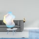 thumbnail image 2 of Espejo Acrílico Ondulado Moderno Y Escultura Abstracta De Resina De Fuego. Arte Decorativo Para Pared De Baño, Armario, Sala De Estar. Adorno De Interior. Recuerdo., 2 of 8