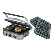 Angle View: Cuisinart Griddler & Waffle Plates Set