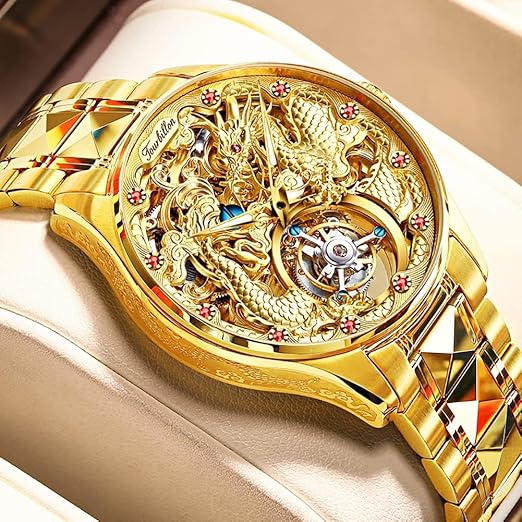 OLEVS Gold Watches for Women Classic Diamond Automatic  display picture 1