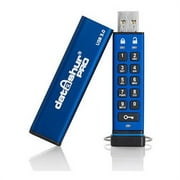 iStorage datAshur PRO 64 GB | Secure Flash Drive | FIPS 140-2 Level 3 Certified | Password protected | Dust/Water Resistant | IS-FL-DA3-256-64 - 64 GB - USB 3.2 (Gen 1) Type A - 169 MB/s Read Speed...
