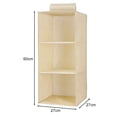 thumbnail image 2 of Toudaret Reinforced Design Hanging Organizer Wardrobe Storage Hanging Bag Multi-layer Anti-slip Organizer with Drawers Foldable Clothes Socks Underwear Storage, 2 of 8