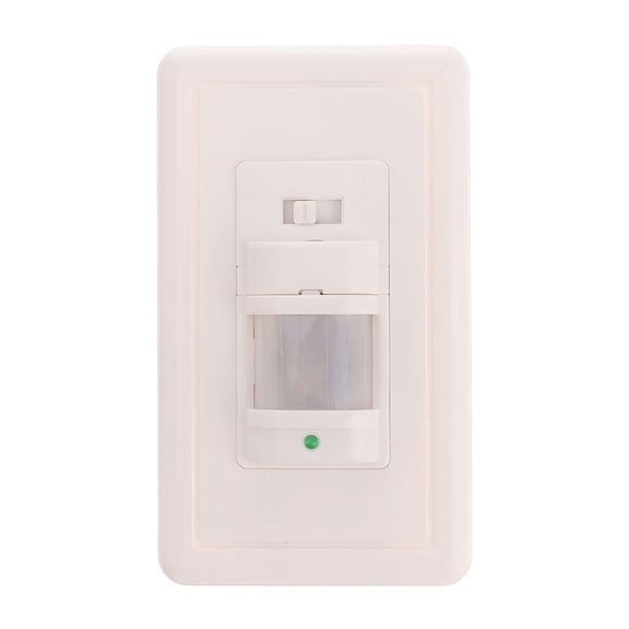 HIBIBUD 2026 New 110V Automatic Body Sensor Ir Infrared Sensors Switch Motion Detector Wall Mount Outdoor Light (White) for Outdoor, Garden, Porch, Driveway, Security, Home Lighting