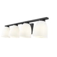 thumbnail image 6 of Z-Lite Naya 4 Light Vanity in Matte Black color, Steel frame, 6 of 8