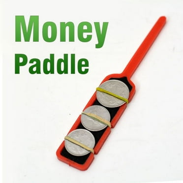 MilesMagic Magician's Money Paddle Coin or Bill Transformation Gimmick Illusion Magic Trick