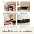 thumbnail image 6 of ComfiTime Car Seat Organizer,Waterproof Car Backseat Organizer W/ 10” Tablet Holder Cup Holder for Kids,10 Pockets Backseat Organizer Protector Kick Mats,Car Accessories for Men / Women, 6 of 8