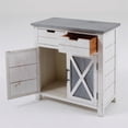 thumbnail image 2 of White Wood Console Cabinet, 2 of 3