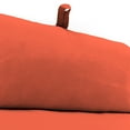 thumbnail image 6 of Jordan Manufacturing Sunbrella 72" x 22" Canvas Melon Solid Rectangular Outdoor Chaise Lounge Cushion with Ties and Hanger Loop, 6 of 13