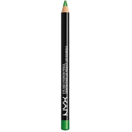 6 Pack - NYX Professional Makeup Slim Eye Liner Pencil, [939] Green Glitter 0.04 oz