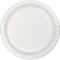 240 Count Bulk Pack White Paper 6.75 inch Dessert Plates
