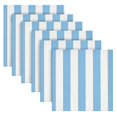 thumbnail image 4 of Iauyy Satin Napkins Set of 1- Light Blue Stripes DIY Printing Decoration Cloth Napkin- Easy Care for Home/Party, 4 of 8