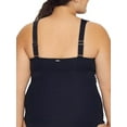 thumbnail image 2 of Anne Cole Signature Womens Plus Size Live In Color Underwire Tankini Top Style-20PT20101, 2 of 2