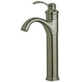 thumbnail image 2 of Bellaterra Home Madrid Single Handle Bathroom Vanity Faucet with Drain without Overflow in Brushed Nickel, 2 of 4