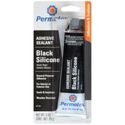 Permatex 81158 Black Silicone Adhesive Sealant, 3 oz. Tube, Pack of 1