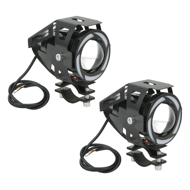 Luz LED de ojo de ángel para motocicleta, foco LED para motocicleta con foco DRL para motocicleta, luz antiniebla LED para motocicleta, artesanía excepcional