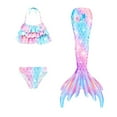 thumbnail image 2 of (2-Pack) Rinsvye Themed Girls Bikini Swimsuit Three Piece Set For Summer Beach And Pool Days, 2 of 8