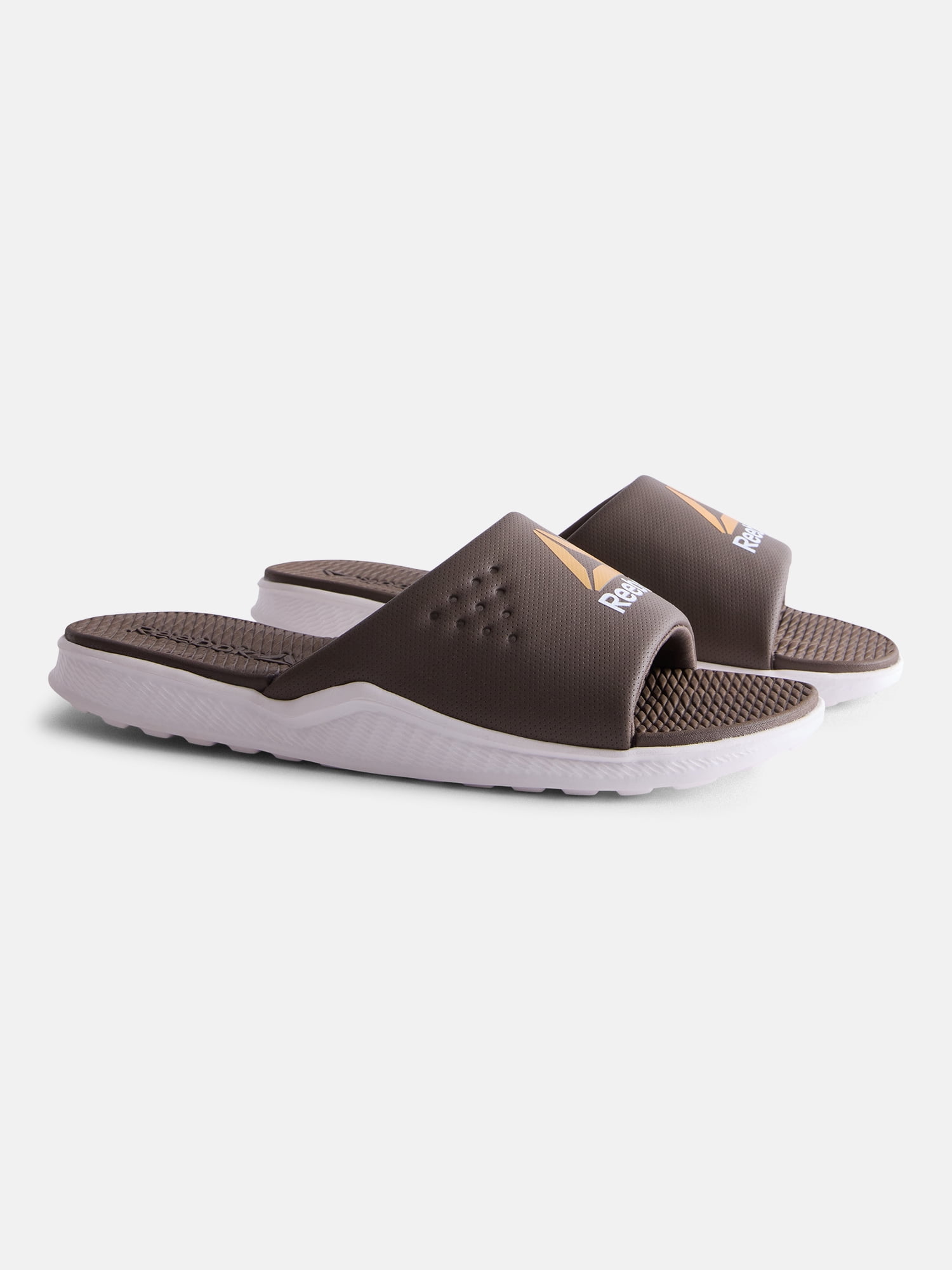 Reebok Men's Cushioned Comfort Slip-On Slides
