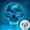 Light Blue, variant on LED Halloween Skull Mask Light Up Stitched Skeleton Face Mask for Adults Teens Cosplay