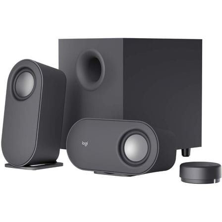 Z407 Bluetooth Computer Speakers with Subwoofer and Wireless Control, Immersive Sound, Premium Audio with Multiple Inputs, USB Speakers, Black