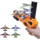 thumbnail image 1 of Juguete de avión con catapulta de burbujas Vhermosa avión de espuma emergente con 4 lanzadores, 1 of 6