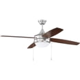 thumbnail image 2 of PHA52BNK4-BNGW Craftmade Lighting Phaze - 4 Blade Ceiling Fan with Light Kit in Modern-Contemporary Style - 52 inches wide by 16.73 inches high, 2 of 2