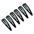 thumbnail image 1 of 50 pinzas para el pelo negras para niña, pasadores, broches de metal epoxi, accesorios para el cabello para niñas pequeñas., 1 of 5