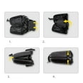 thumbnail image 2 of relayinert Compact Golf Travel Bag with Wheels and Rugged Hard Case Clubs during Travel, 2 of 6