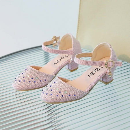 

Simplmasygenix Baby Girls Shoes Cute Fashion Sandals Soft Sole Clearance Girl Children s Rhinestone Decoration Princess Casual Buckle