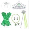 thumbnail image 1 of Set de guantes para disfraz de Anna Princess, 6 unidades, con corona, varita y más, 1 of 1
