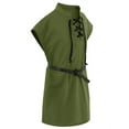 thumbnail image 4 of Kids Boys Sleeveless Medieval Lace Up Costume Shirt Tops, 4 of 5