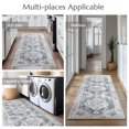 thumbnail image 5 of RUGKING Traditional Runner Rug 2x6 Gray Foldable Vintage Carpet Indoor Non Skid Area Rug for Hallway Kitchen Thin, 5 of 8