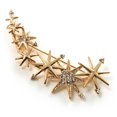 thumbnail image 1 of Crystal 'Star Rain' Brooch (Gold Tone), 1 of 4