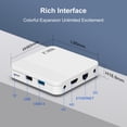 thumbnail image 4 of GK2 Android TV Box, Octa-Core Processor, 2GB RAM +16GB ROM, Android 14, Wi-Fi 6, BT5.2, 8K Ultra HD, HDR10+, IR Remote Control, 4 of 8