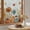 Beige, variant on Rainbow Window Privacy Film Fall Pumpkins Stain Glass Window Film for Glass Door Sticker Static Cling Heat Blocking Thanksgiving Maple Leaf Harvest Daisy Floral Sunroof Decal for Car Home 23.6"x78.7"