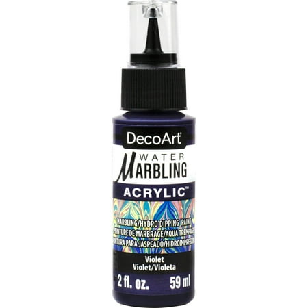 UPC: 0766218137906 | DecoArt Water Marbling Acrylic Paint – Violet 2 oz
