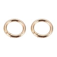 thumbnail image 1 of 2 anillos de gatillo circulares de metal de 2 cm, accesorios de bricolaje, aleación para bolsa (dorado), 1 of 2