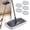 Blue Extra Large, variant on Microfiber Mops for Floor Cleaning, Professional Floor Mops with Washable Pads 4pcs,Wet Dry Use Flat Mop with 59'' Long Stainless Steel Handle,dust mop for Hardwood Floors Suitable Office Home