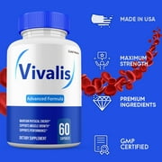 (5 Pack) Vivalis, Maximum Strength Vivalis Pills High Potency Formula Peak Performance for Men 5 Month Supply