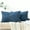 Dark Blue, variant on Single Button Series Decorative Throw Pillow Cover, Polyester pillow Cusion for Couch, 18" x 18", Yellow, 2 Pack