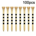 thumbnail image 2 of 100 pcs Golf Tees, Reduce Friction & Side Spin, Stable & Durable Natural Biodegradable Professional Golf Tees, 2 of 6